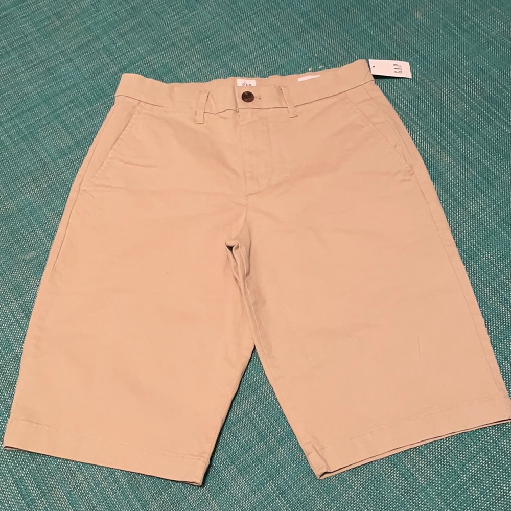 Latte-colored 12” Bermudas